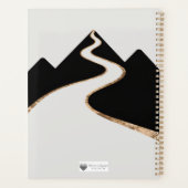 Conception de chemin de montagne guidé spirituel (Dos)