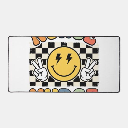 Conception de chemise à carreaux Smiley d'infirmiè (Recto)