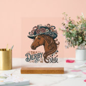 Conception de chemise à chapeau floral de cheval D (Mariage)