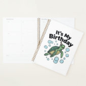 Conception de chemise d'anniversaire de tortue mar (Devant avec enveloppe)