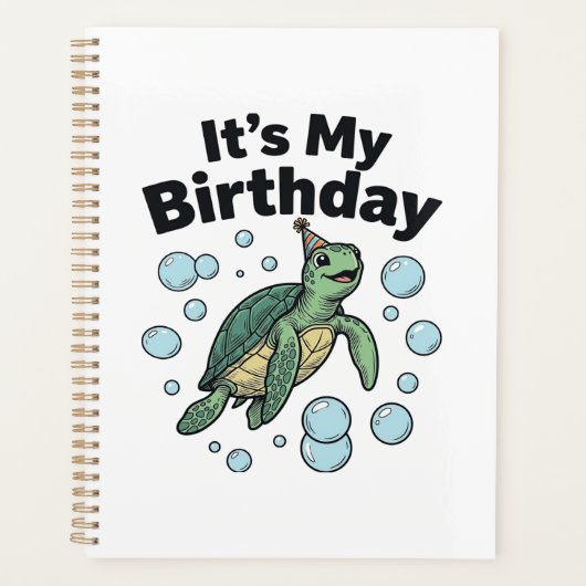 Conception de chemise d'anniversaire de tortue mar (Devant)
