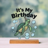 Conception de chemise d'anniversaire de tortue mar (Neutre)