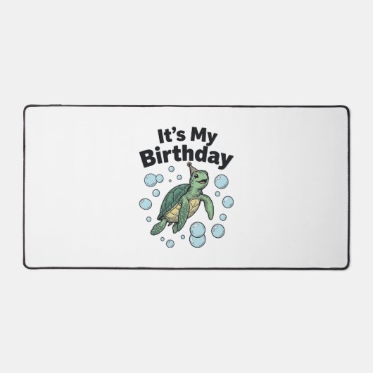 Conception de chemise d'anniversaire de tortue mar (Recto)