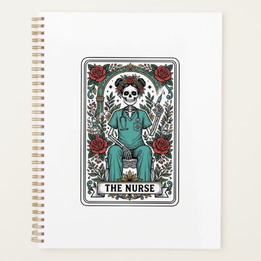 Conception de chemise de carte de tarot d'infirmiè (Devant)