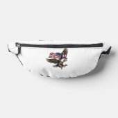 Conception de chemise de drapeau d'aigle patriotiq (Poser)