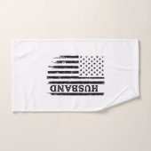 Conception de chemise de drapeau patriotique de ma (Serviette à main)