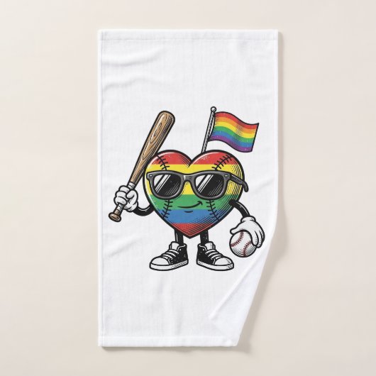 Conception de chemise de fierté de baseball de coe (Serviette à main)