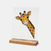 Conception de chemise de girafe furtive de gravure (Angle)
