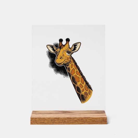 Conception de chemise de girafe mignonne gravée vi (Recto)