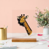 Conception de chemise de girafe mignonne gravée vi (Mariage)