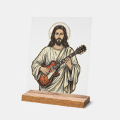 Conception de chemise de gravure de guitariste sac (Angle)