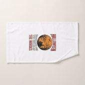 Conception de chemise de lune de maison hantée Hal (Serviette à main)