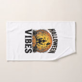 Conception de chemise de lune hantée vintage Vibes (Serviette à main)