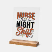 Conception de chemise de nuit de garde d'infirmièr (Angle)