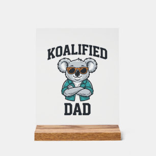 Conception de chemise de papa koalifié Koala père