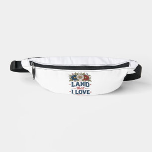 Conception de chemise de terre florale patriotique