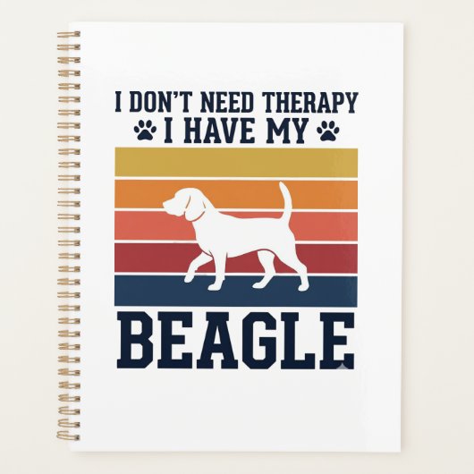 Conception de chemise de thérapie de chien Beagle (Devant)