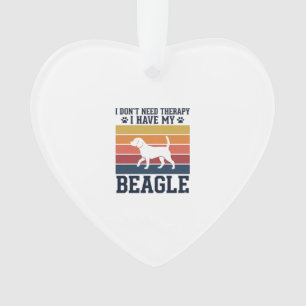 Conception de chemise de thérapie pour chien Beagl
