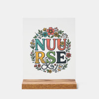 Conception de chemise d'infirmière florale Art méd