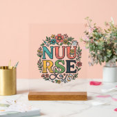 Conception de chemise d'infirmière florale Art méd (Mariage)