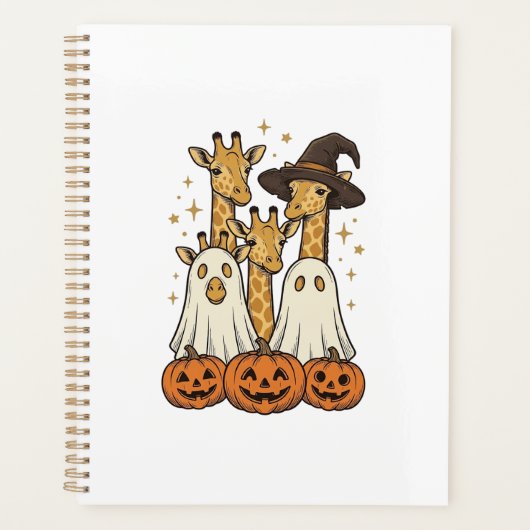 Conception de chemise fantôme de girafe de Hallowe (Devant)