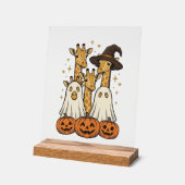 Conception de chemise fantôme de girafe de Hallowe (Angle)
