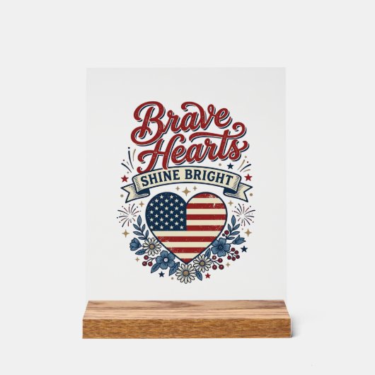 Conception de chemise florale vintage patriotique (Recto)
