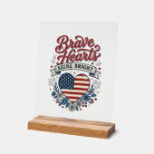 Conception de chemise florale vintage patriotique (Angle)