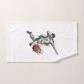 Conception de chemise graphique vintage pour joueu (Serviette à main)