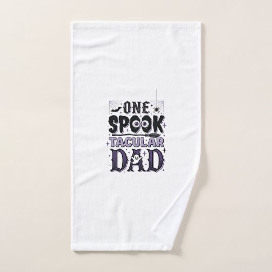 Conception de chemise Halloween pour papa Spooktac (Serviette à main)