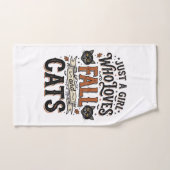 Conception de chemise Halloween vintage pour amour (Serviette à main)