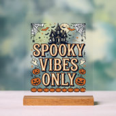 Conception de chemise Halloween vintage Spooky Vib (Neutre)