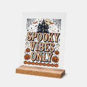 Conception de chemise Halloween vintage Spooky Vib (Angle)