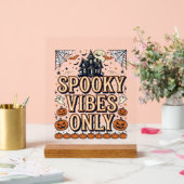 Conception de chemise Halloween vintage Spooky Vib (Mariage)