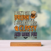 Conception de chemise moins classe de boisson drôl (Neutre)