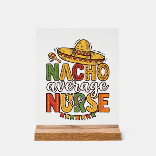 Conception de chemise Nacho Average Nurse Cinco De