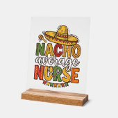 Conception de chemise Nacho Average Nurse Cinco De (Angle)