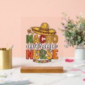 Conception de chemise Nacho Average Nurse Cinco De (Mariage)