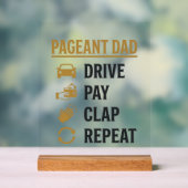 Conception de chemise Pageant Dad Drive Pay Clap R (Neutre)