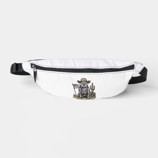 Conception de chemise patriotique de chien squelet (Recto)
