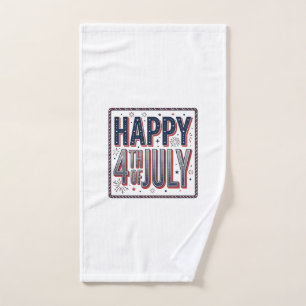 Conception de chemise patriotique vintage Happy 4 