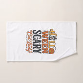 Conception de chemise pour chat vintage Halloween (Serviette à main)