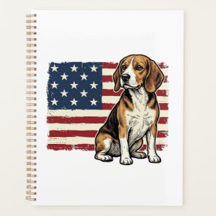 Conception de chemise pour chien de drapeau patrio