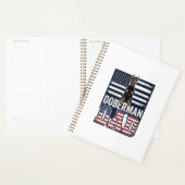 Conception de chemise pour chien patriotique Dober (Devant avec enveloppe)