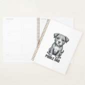 Conception de chemise pour chien Pibble Dad Vintag (Devant avec enveloppe)