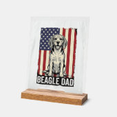 Conception de chemise pour chien vintage patriotiq (Angle)