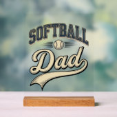 Conception de chemise pour papa de softball vintag (Neutre)