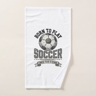 Conception de chemise scolaire Vintage Soccer Born