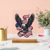 Conception de chemise vectorielle aigle patriotiqu (Mariage)
