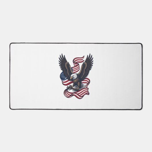 Conception de chemise vectorielle aigle patriotiqu (Recto)